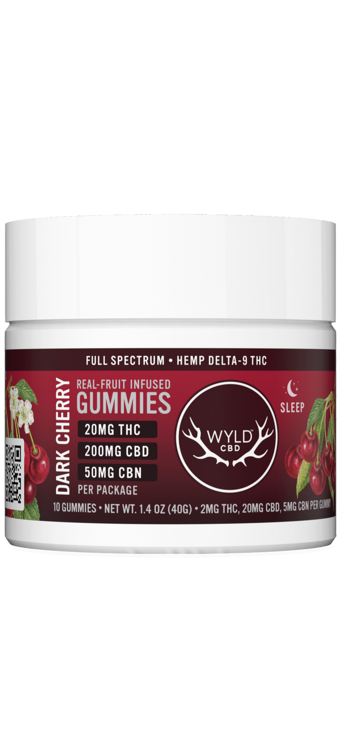 Dark Cherry Gummies – WYLD CBD