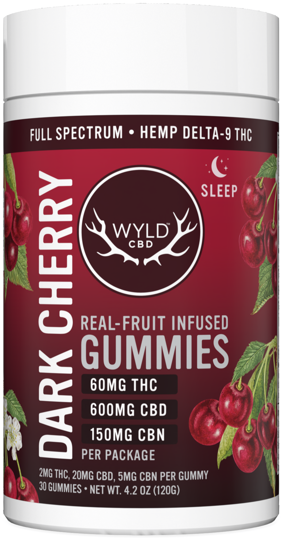 Dark Cherry Gummies 30pcs