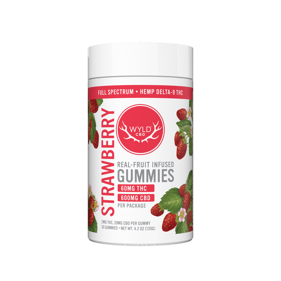 Strawberry Gummies – WYLD CBD