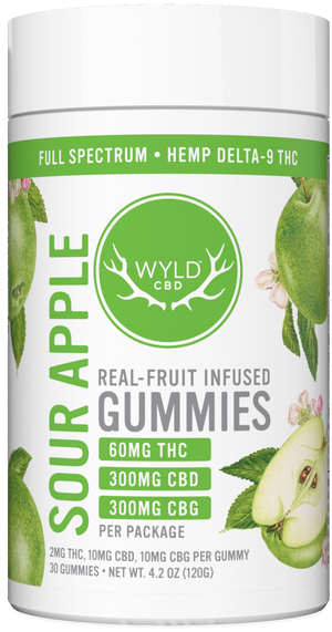Sour Apple Gummies 30pcs